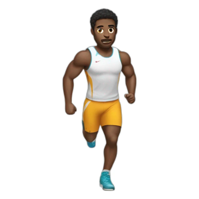 athlete sweats sticker