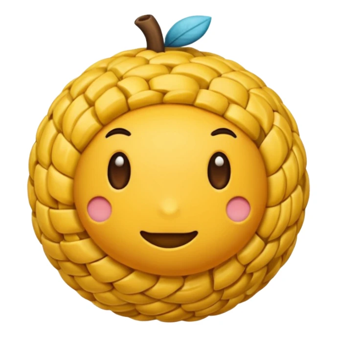 bola de crochê na cor ciano  sticker