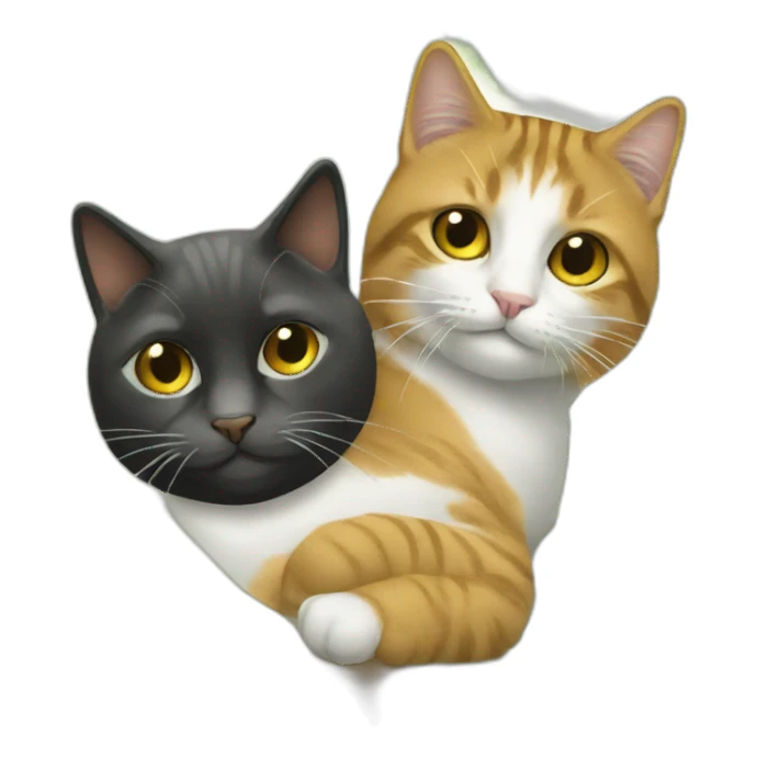 Money and cats sticker