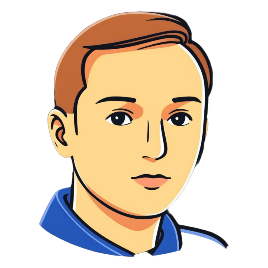 Pavlo Tychyna portrait sticker