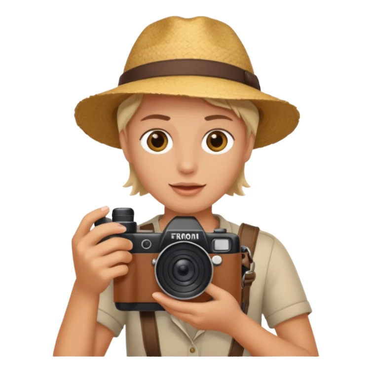 Tourist Taking Photo sticker