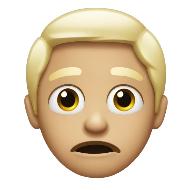 stressed emoji sticker