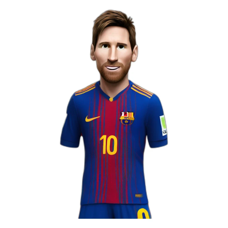 MESSI RIENDOSE sticker