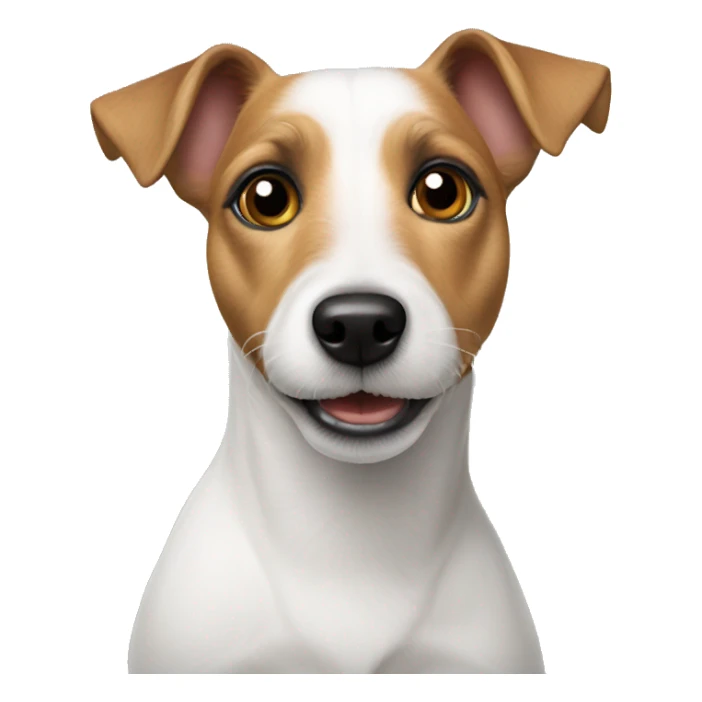White jack Russell terrier  sticker