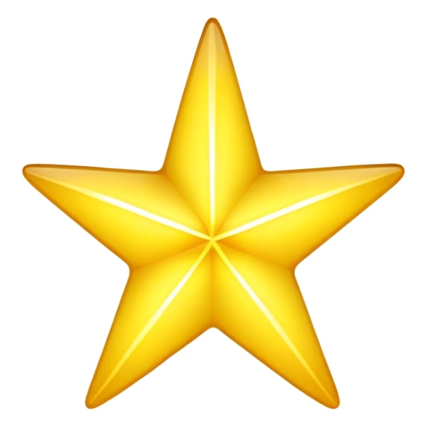 yellow star sticker