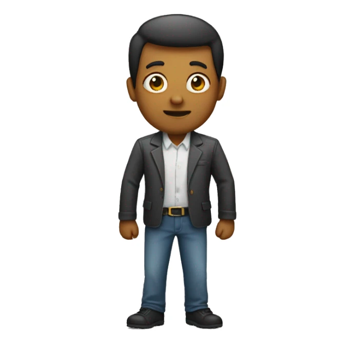 standing and talking sticker