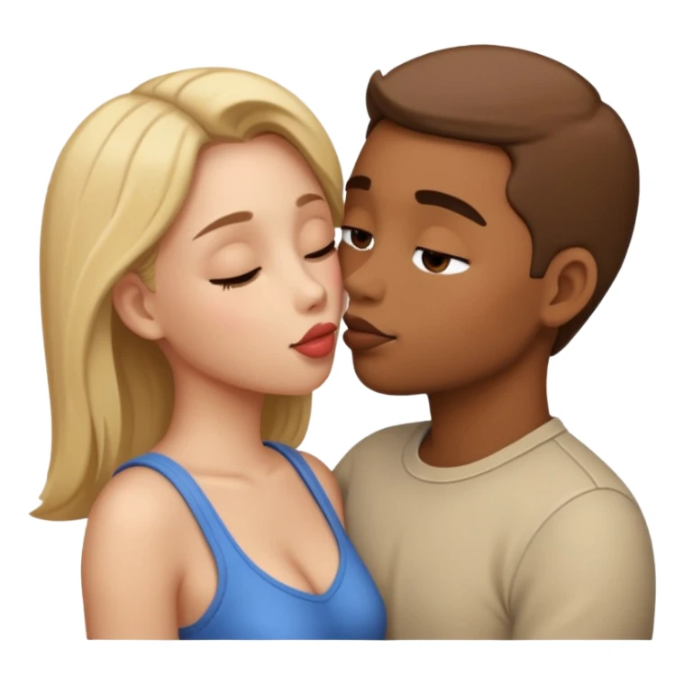 Kissing sticker