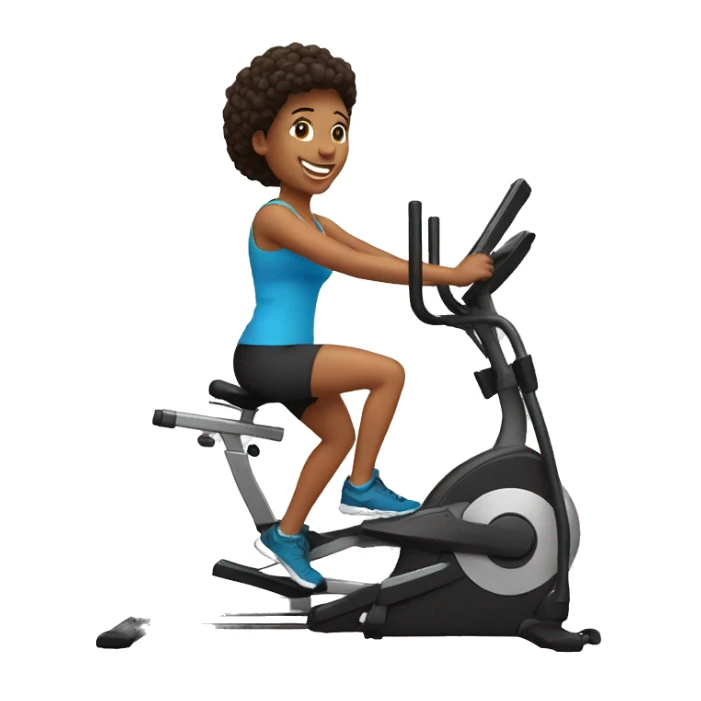 cross trainer happy user sticker
