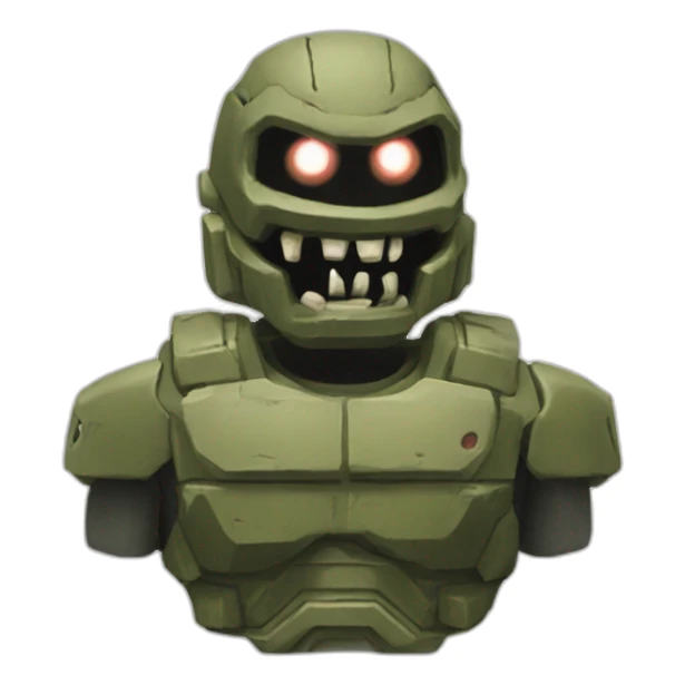 cocodemon from doom 1993 sticker