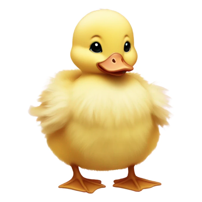 pink baby duckling sticker
