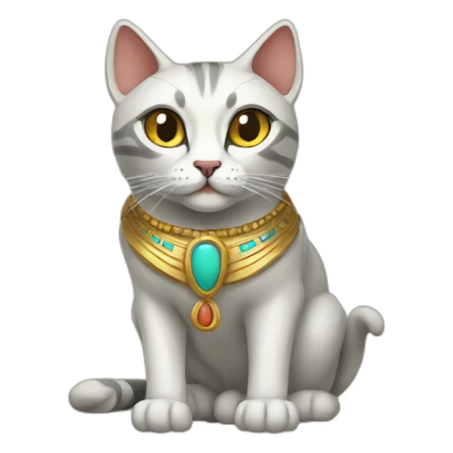egyptian cat sticker
