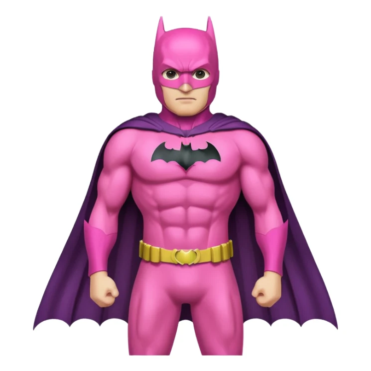 Pink batman sticker