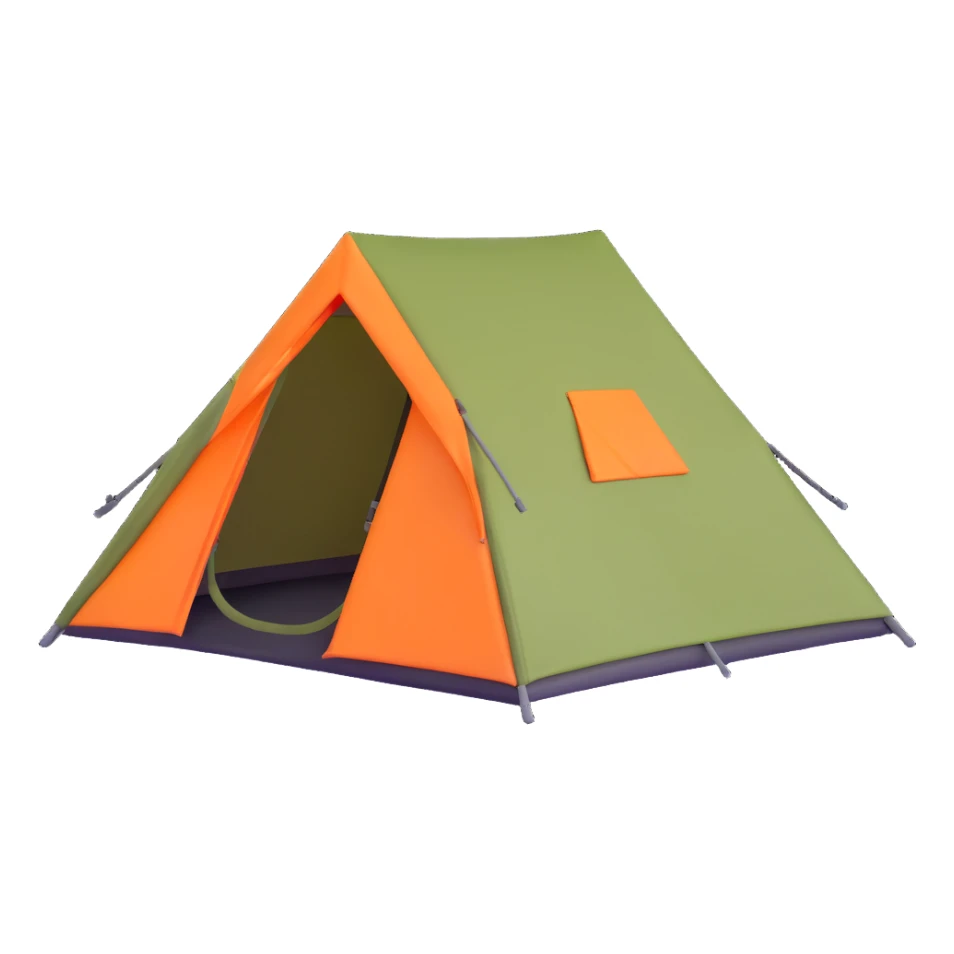 camping tent sticker