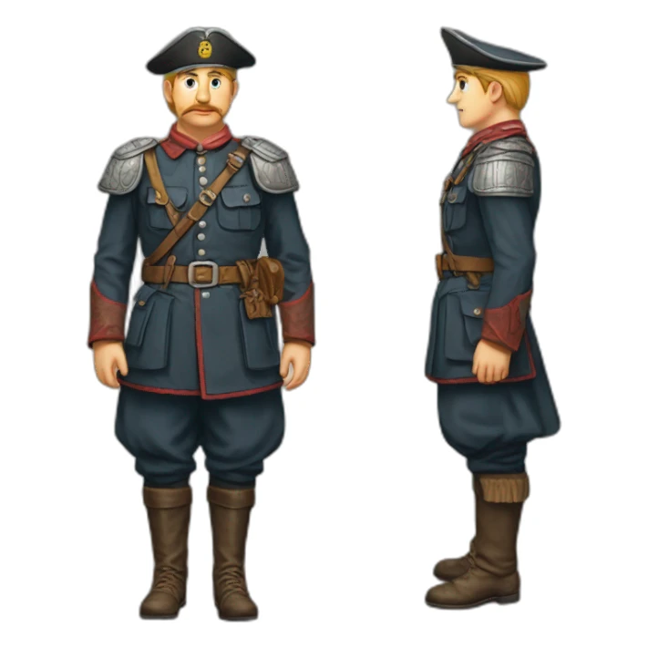 Jarl uniforme allemand 1940 sticker