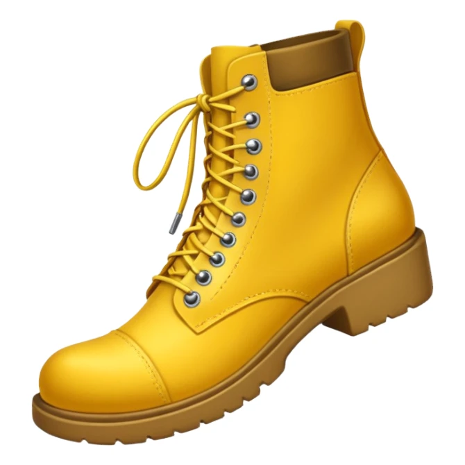 yellow boots sticker