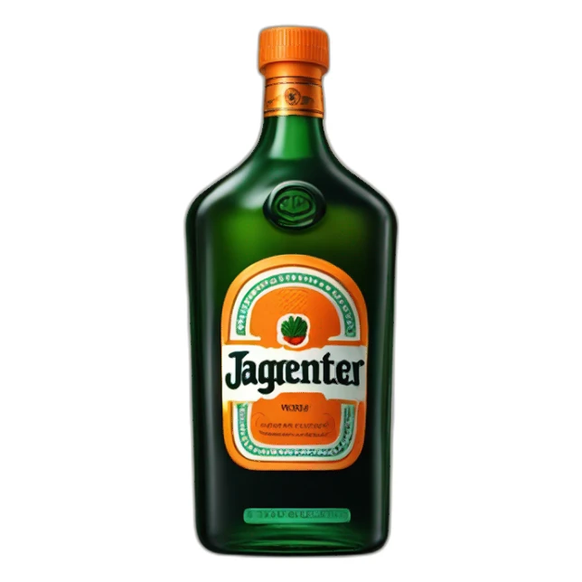 jagermeister alcoholic drink bottle sticker