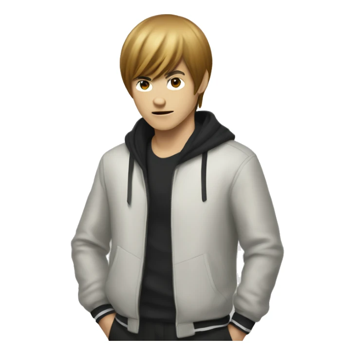 Light Yagami with nike outfit  sticker