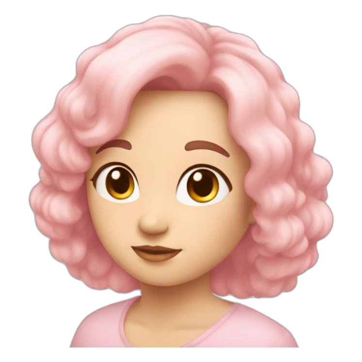 Pastel rosa  sticker