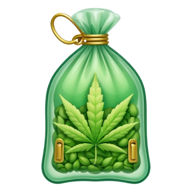 weed bud pack zip transparent sticker