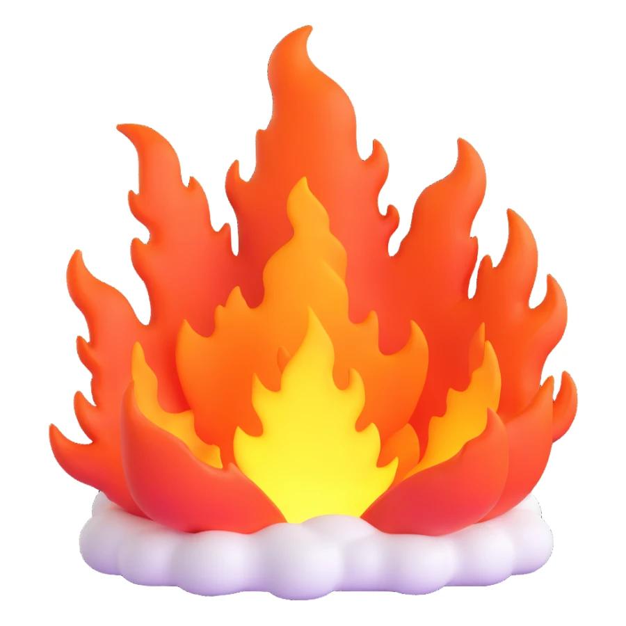 fiery underworld sticker