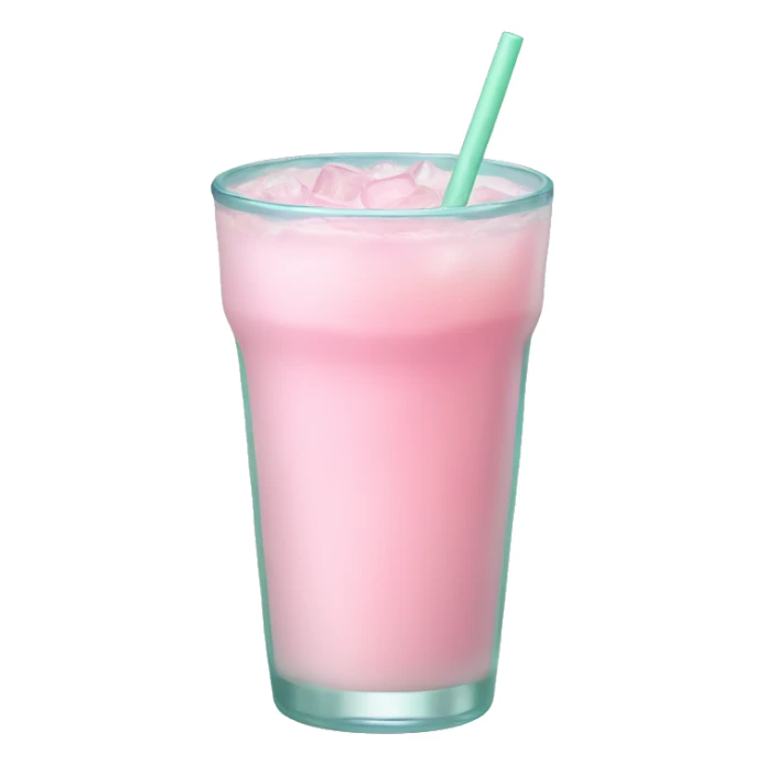 pastel pink drink sticker
