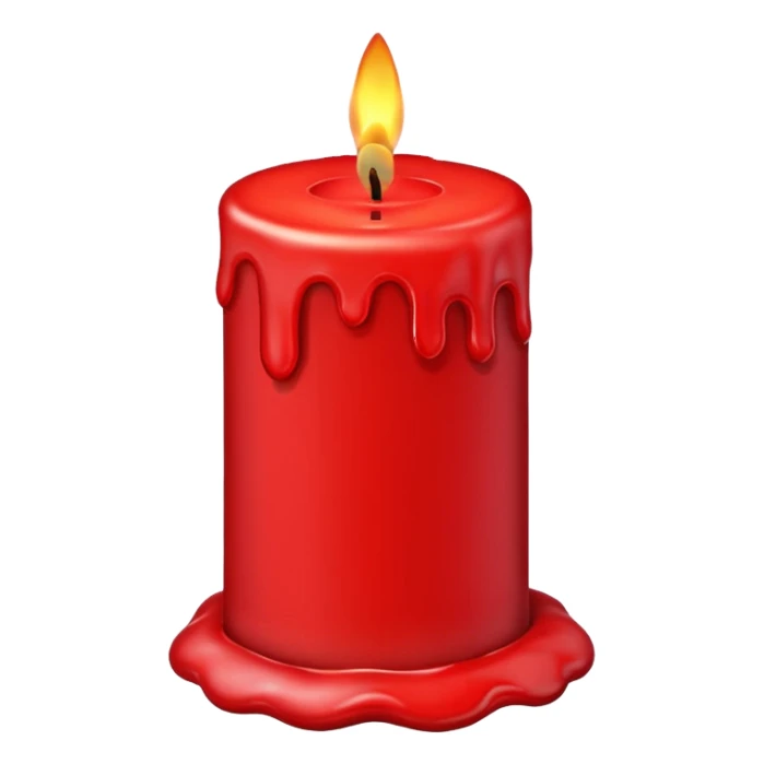christmas candle sticker