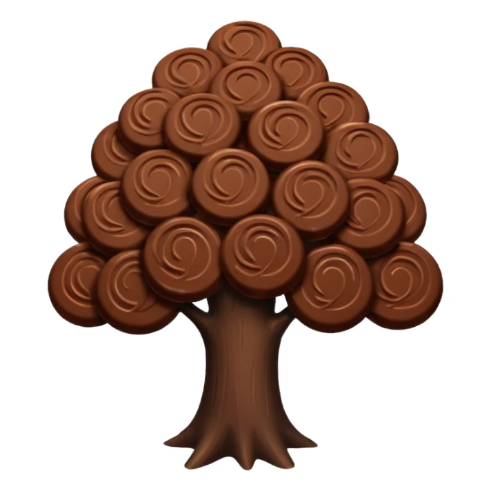 albero di ciccolata sticker