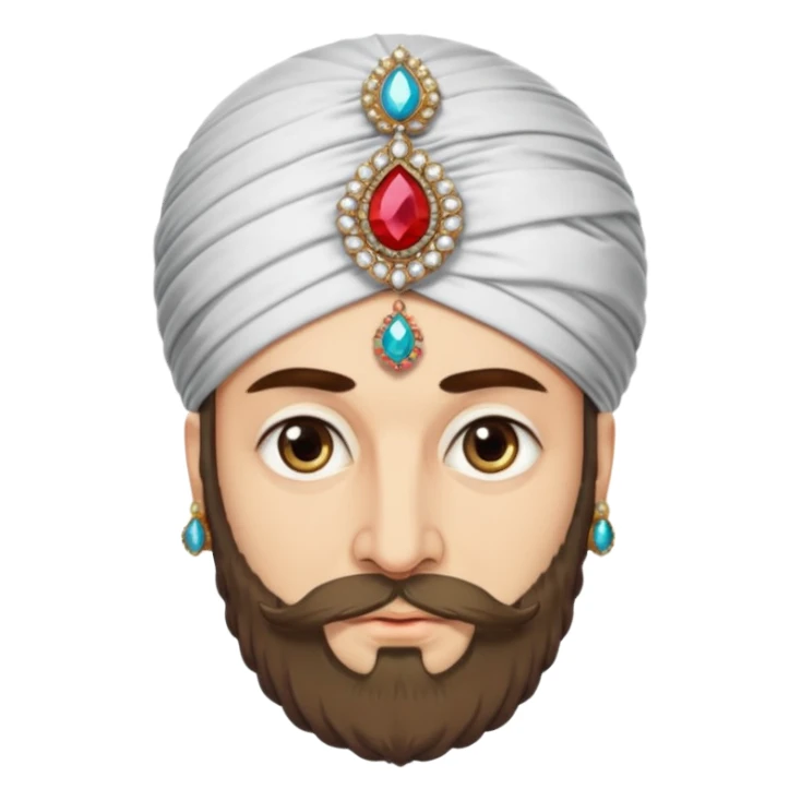 A turkish Sultan HE IS EXTREMELY INSANE AND CRAZY sticker