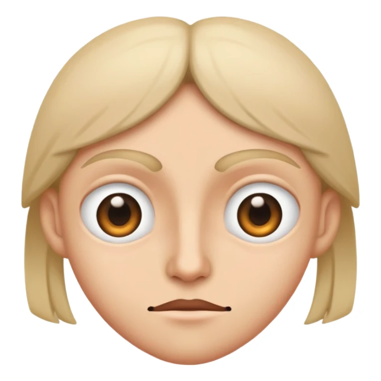 crooked eyes sticker