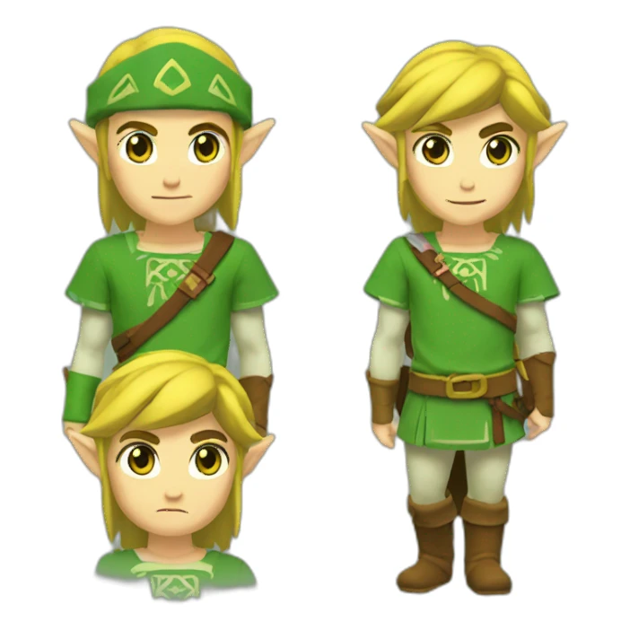 Link de zelda sticker