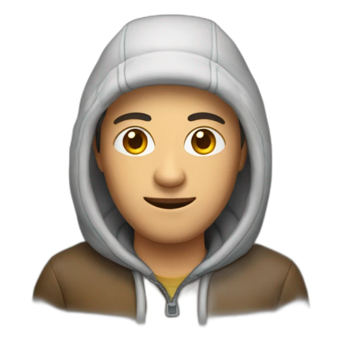 Person with balacoves sticker