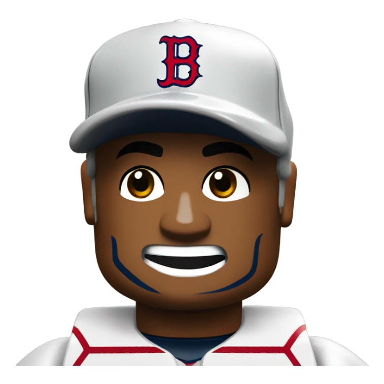 Lego Boston Red Sox baseball player sticker