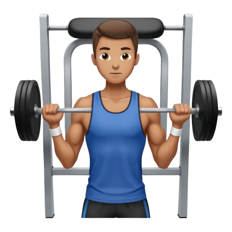 training gym skinny man sticker