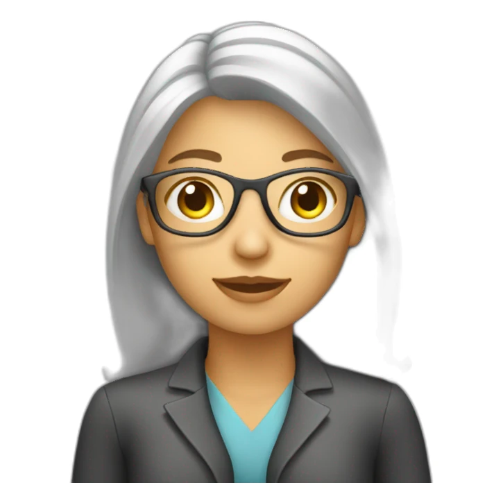 woman user researcher sticker