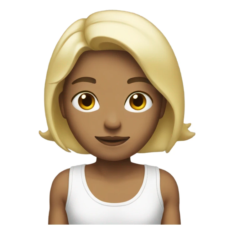 White tank top sticker