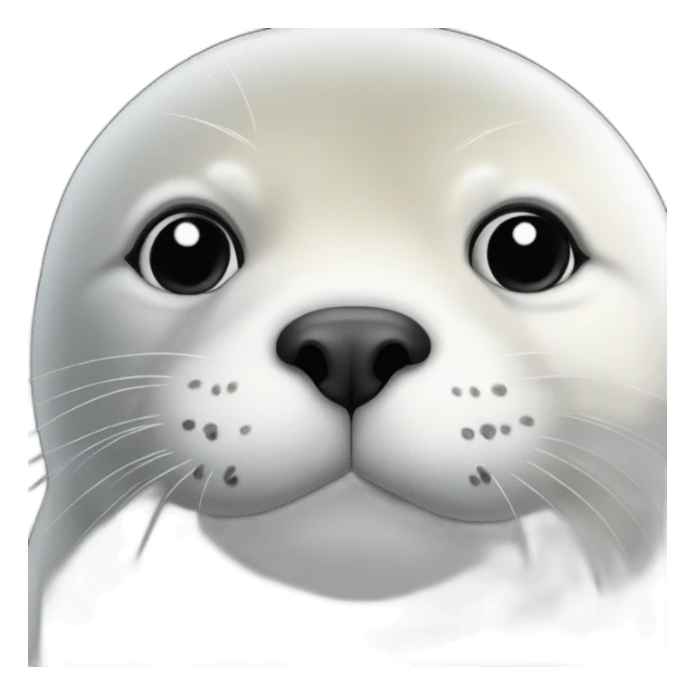 awkward double chin seal sticker