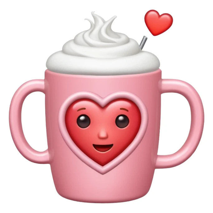 valentines themed iced americano sticker