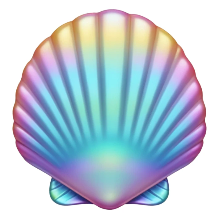 Pearl shell sticker