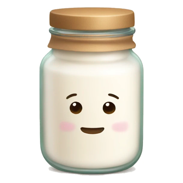 Lotion in jar sticker
