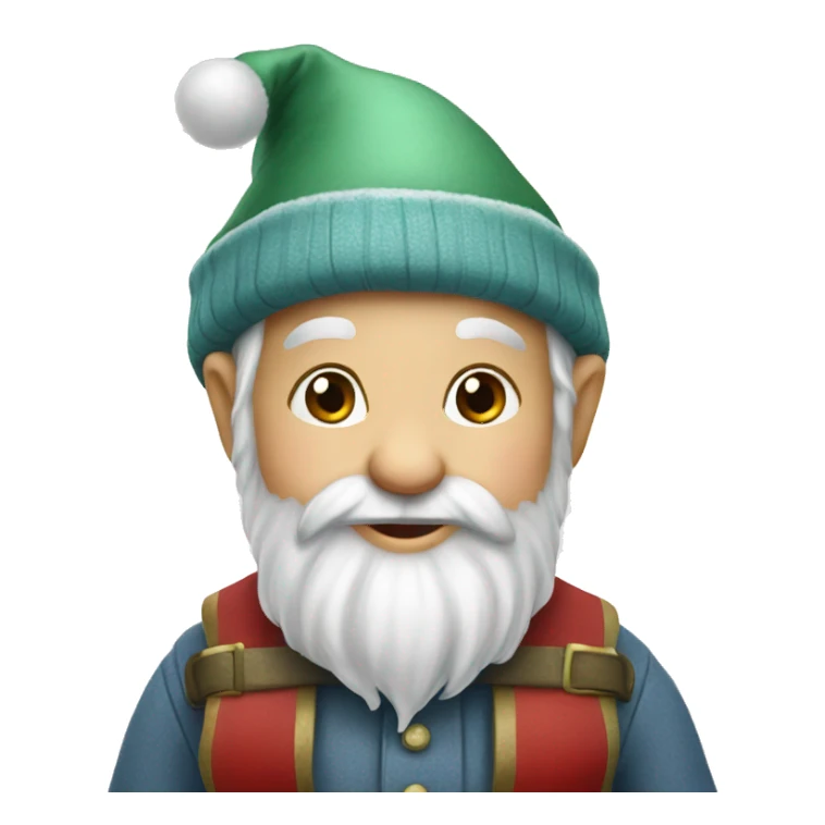 Cute Christmas gnome sticker