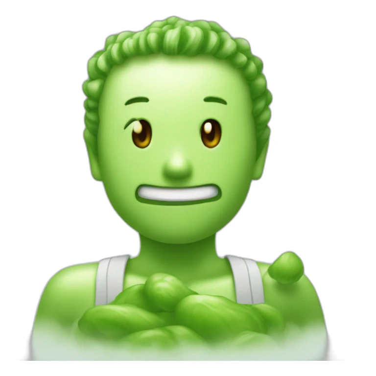 Wasabi kawai sticker