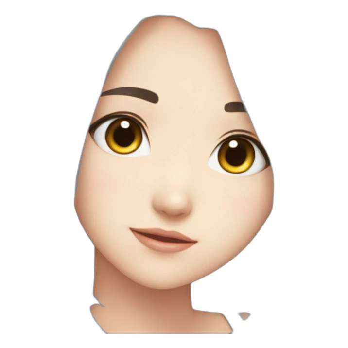 anime cute girl sticker