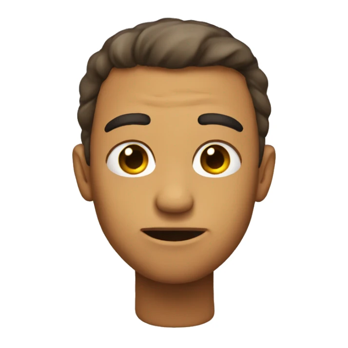 Emoji side eyeing awkwardly sticker