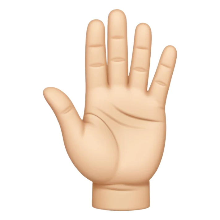 fold thumb to palm sticker