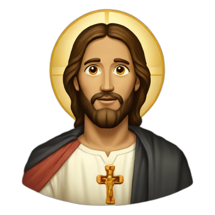 orthodox icon christ sticker