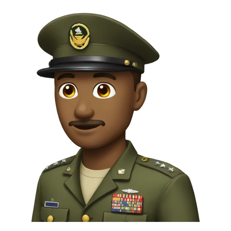 Military man sticker