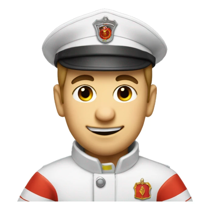 Feuerwehr mann als ratte  sticker