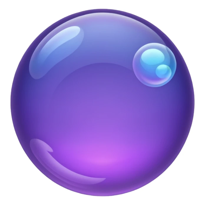 balão de comentário na cor roxa sticker