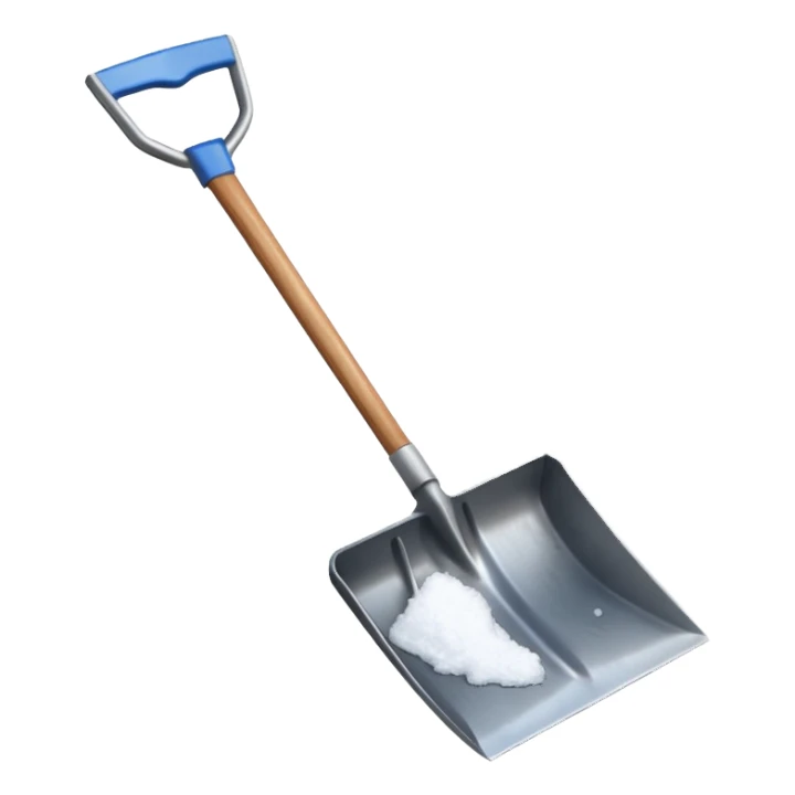 snow shovel sticker
