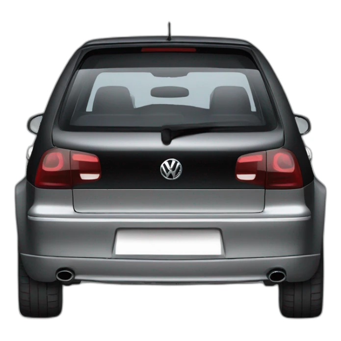 Schwarzblack vw golf 4 sticker